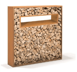 Corten acél fatároló