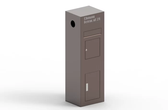 álló modern postaláda