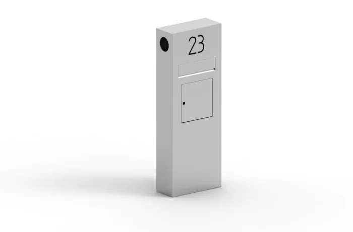 álló modern postaláda