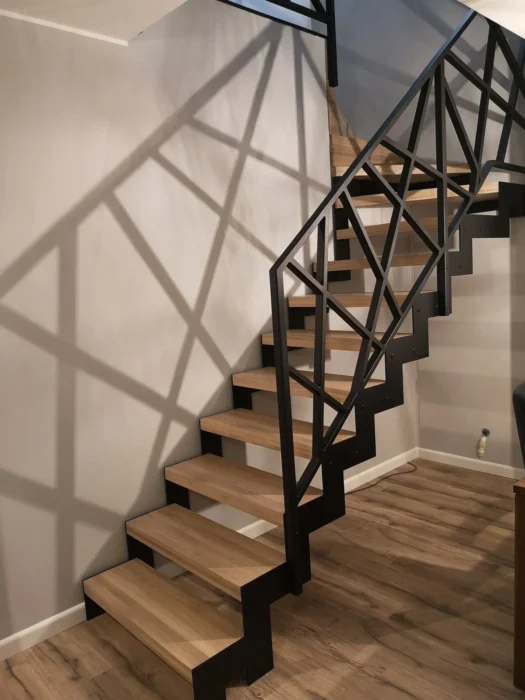 Lépcsőkorlát és lépcsőszerkezet