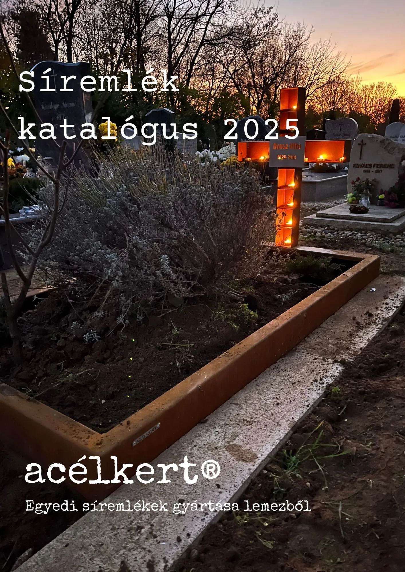 Sír emlék katalógus címlap