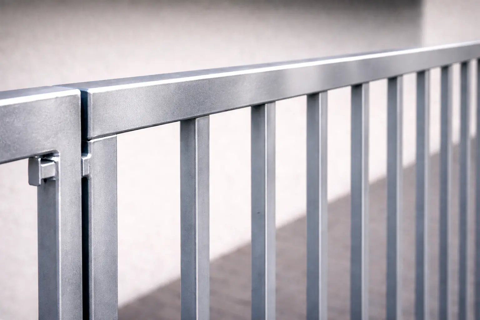 Galvanizált felület közelről