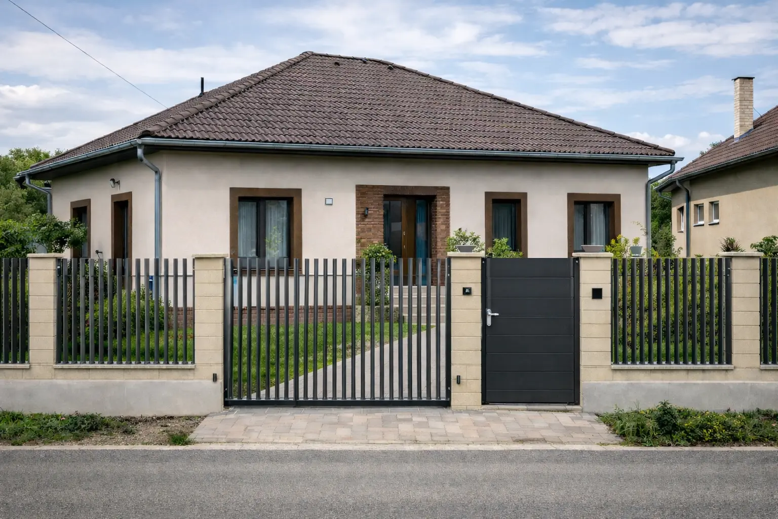 Kerítés részlet – minőségi végeredmény