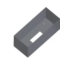 álló modern postaláda